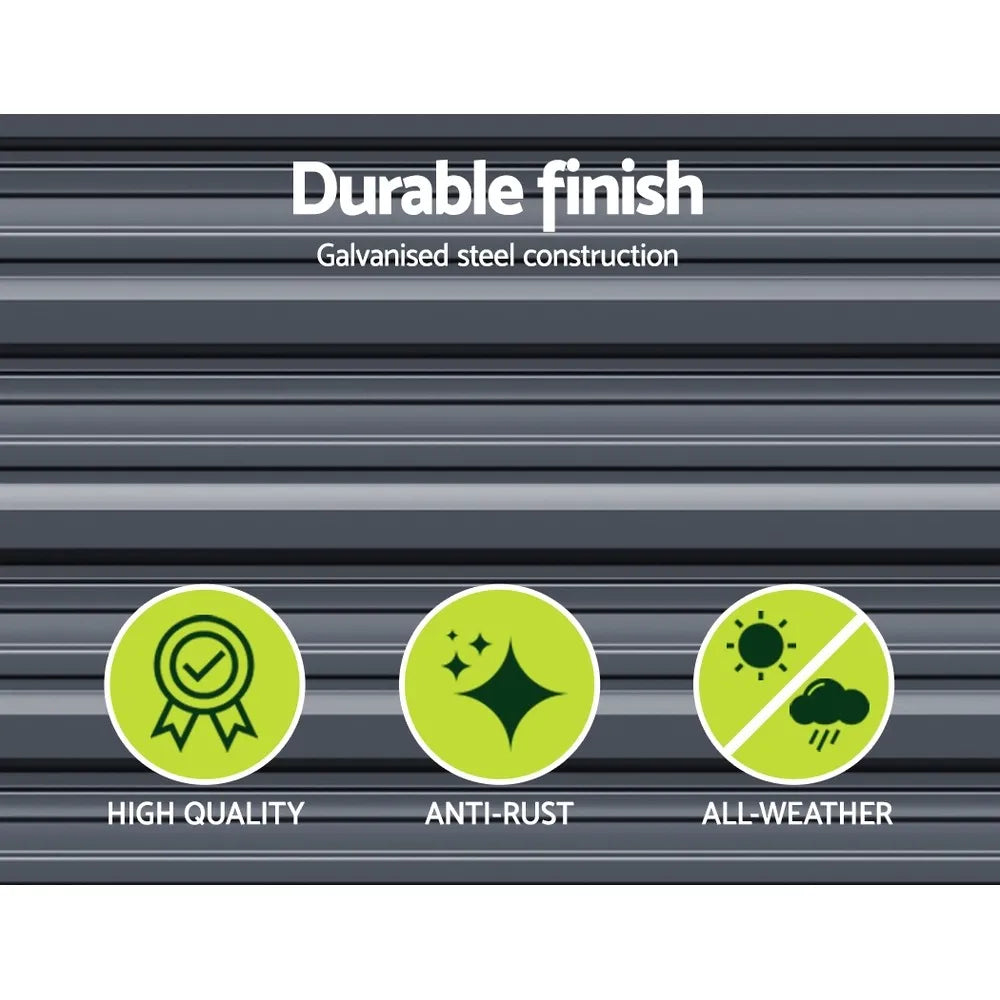 2 in 1 Urban Steel Raised Garden Bed