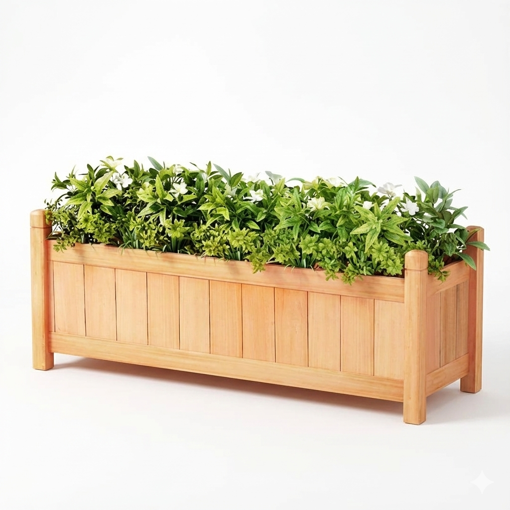 WOODEN RAISED GARDEN BEDS