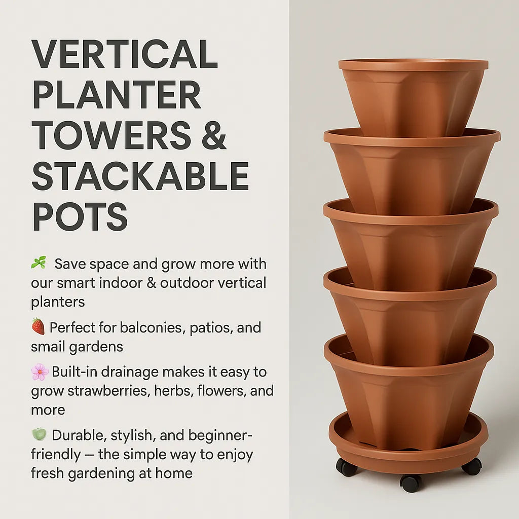 STACKABLE PLANTERS