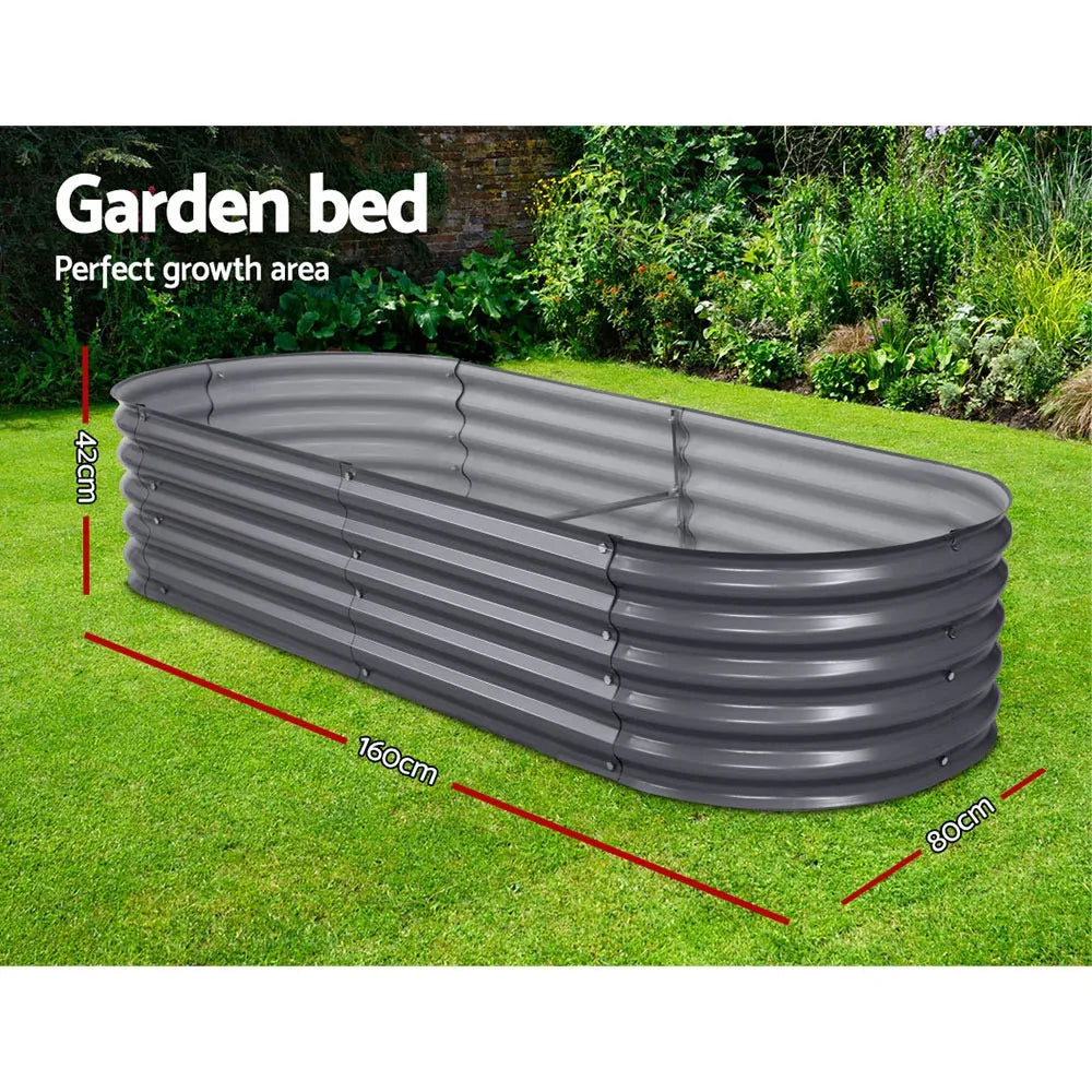 🌱 Galvanised Steel Raised Garden Bed – Built for Aussie Backyards!