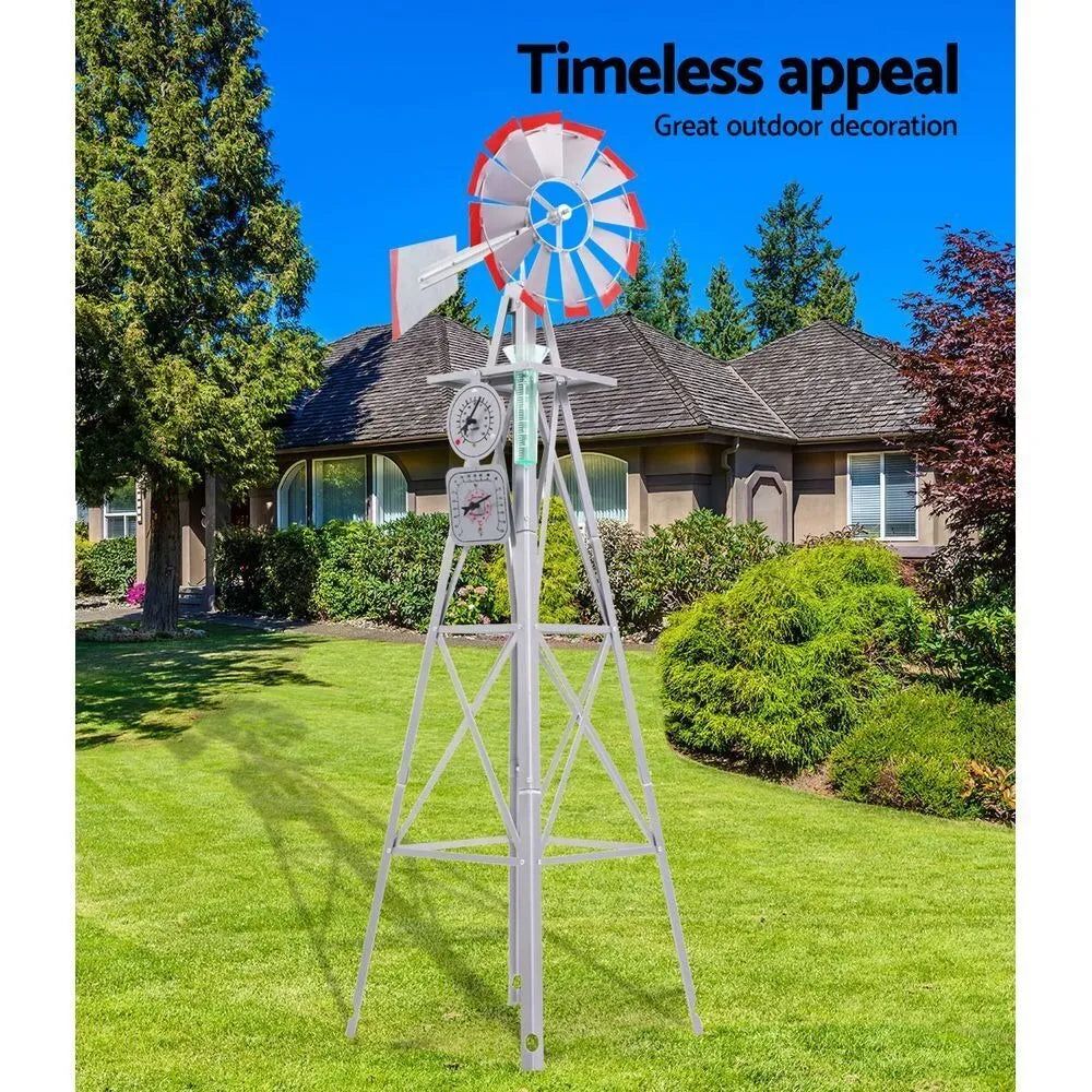 Garden Breeze Metal Windmill