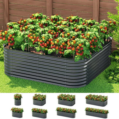 9 in 1 Modular Galvanised Steel Garden Bed
