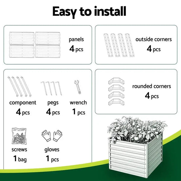 ToughGarden Raised Bed Set