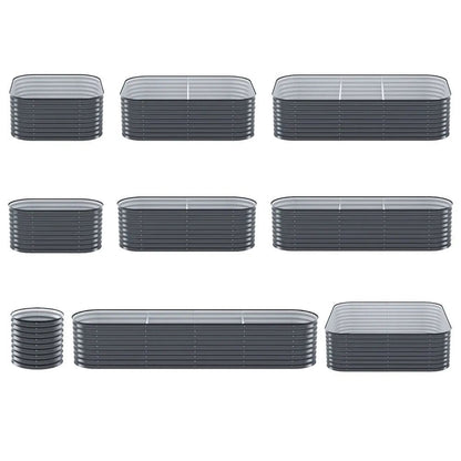 9 in 1 Modular Galvanised Steel Garden Bed
