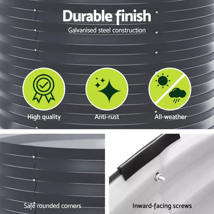 🌱 Galvanised Steel Raised Garden Bed 🌱 (80x68cm)