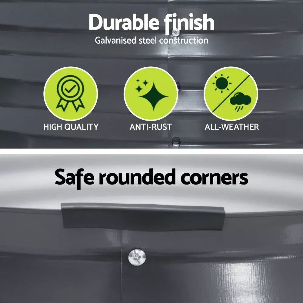 🌱 Galvanised Steel Raised Garden Bed 🌱 (90x45cm)