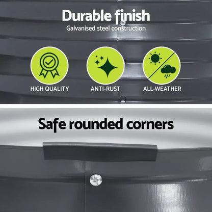 🌱 Galvanised Steel Raised Garden Bed 🌱 (90x45cm)