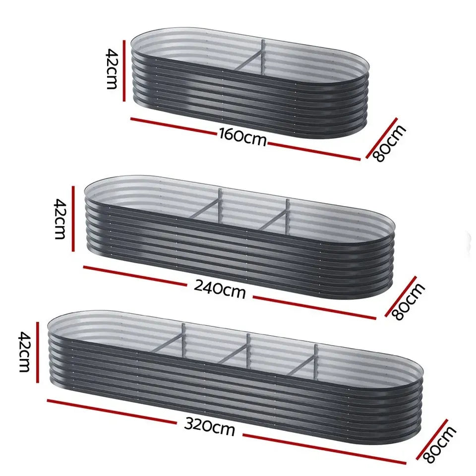 🌱 Galvanised Steel Raised Garden Bed – Built for Aussie Backyards!