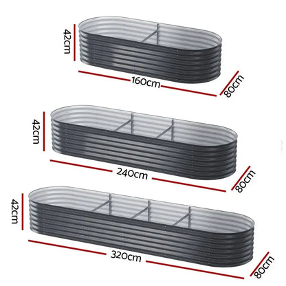 🌱 Galvanised Steel Raised Garden Bed – Built for Aussie Backyards!
